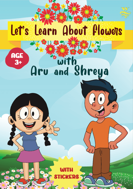 Cover — Lets Learn about Flowers with Aru and Shreya