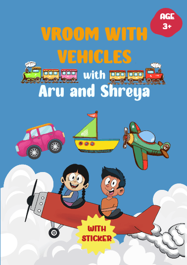 Cover — Vroom with Vehicles with Aru and Shreya